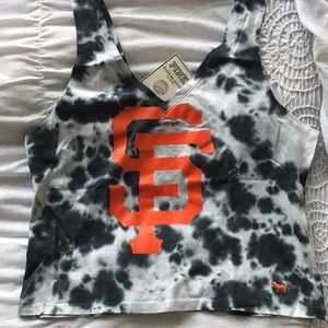 Victoria Secret SF Giants V-Neck Tank Top ⚾️🧡🖤
